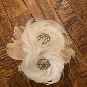 Feather Wedding Hair Piece